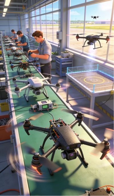 前兩月經濟數據出爐，新質生產力跑出加速度 智能無人飛行器制造引領新賽道